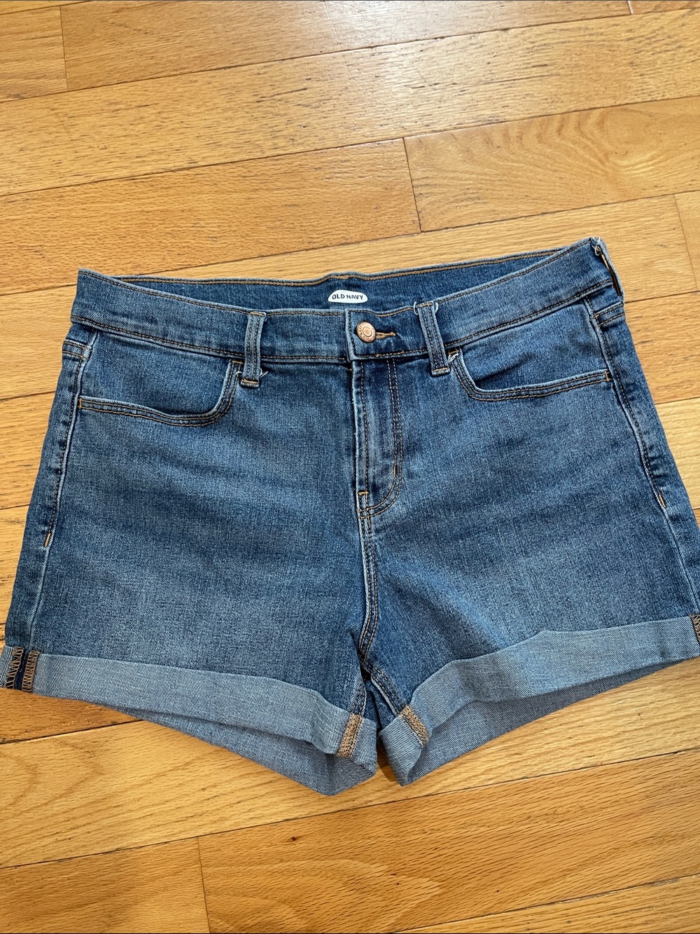 Old Navy Denim Rolled-Hem Jean Shorts - Blue